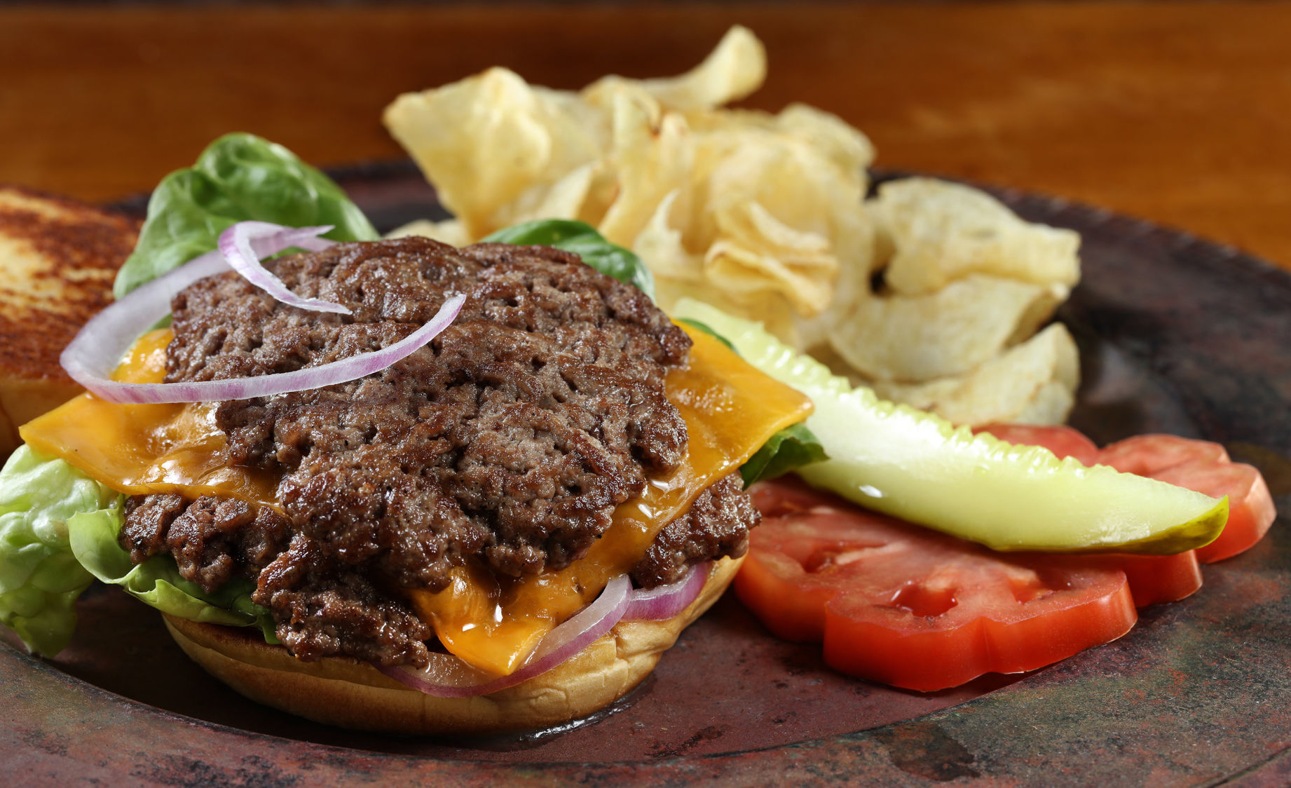 Smashed burger